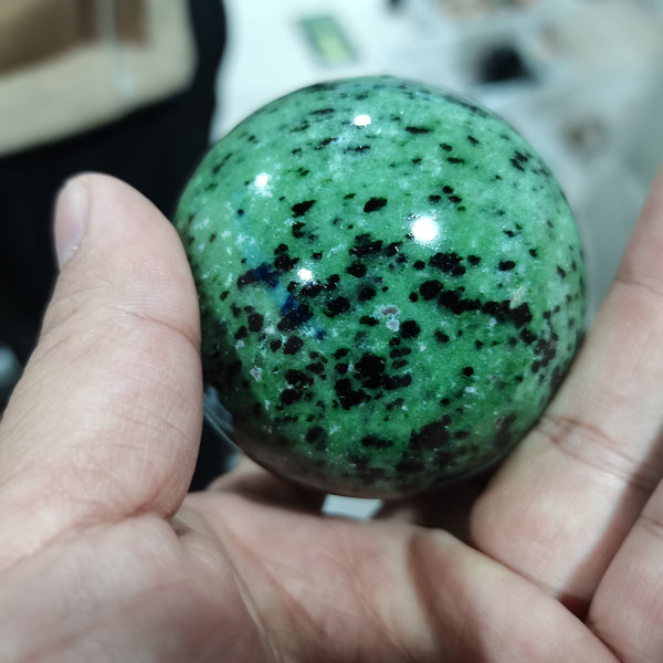 Green Zoisite Ball-ToShay.org