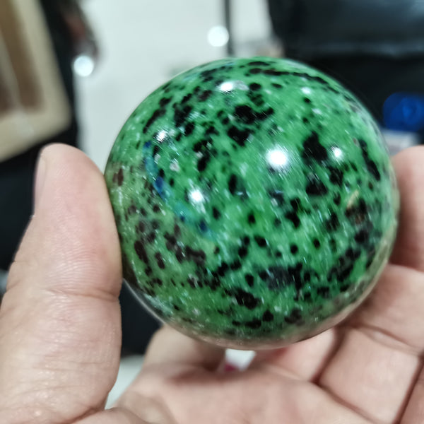 Green Zoisite Ball-ToShay.org