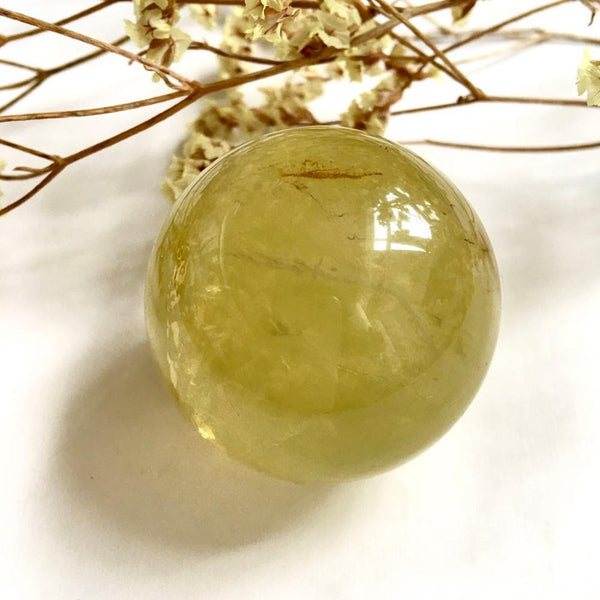 Yellow Citrine Crystal Ball-ToShay.org