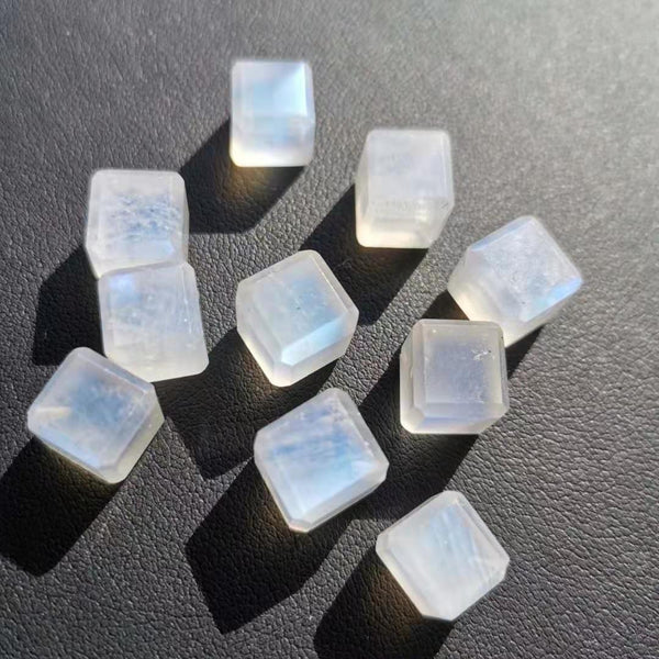 White Moonstone Cubes-ToShay.org