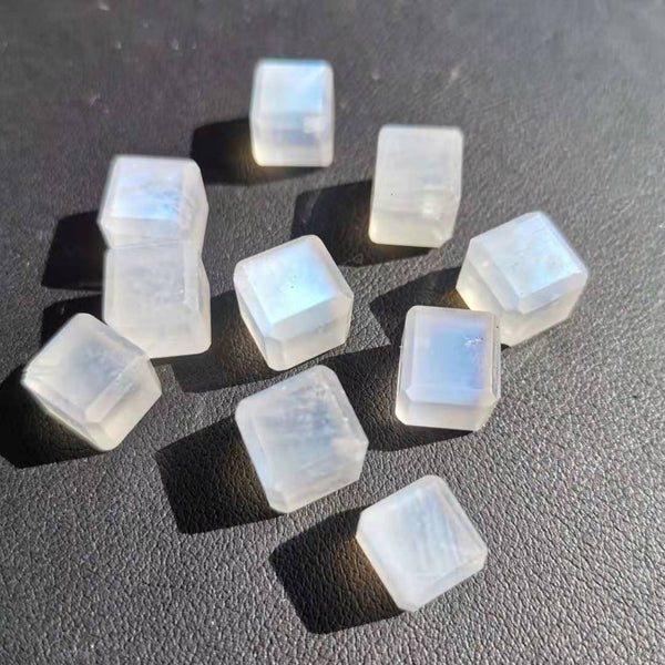 White Moonstone Cubes-ToShay.org