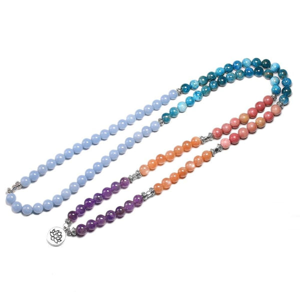 Mixed Crystal Mala Bracelet-ToShay.org