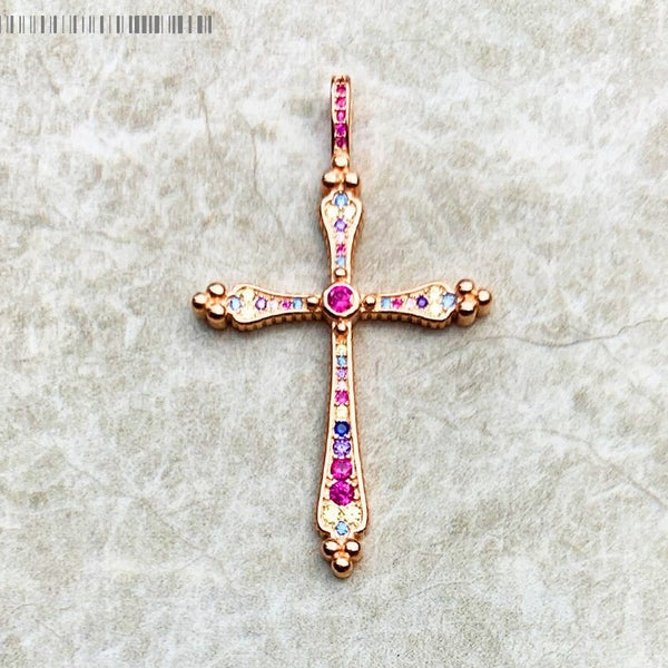 Jewelled Cross Pendant-ToShay.org