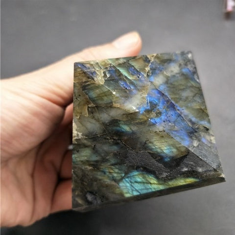 Blue Labradorite Pyramid-ToShay.org