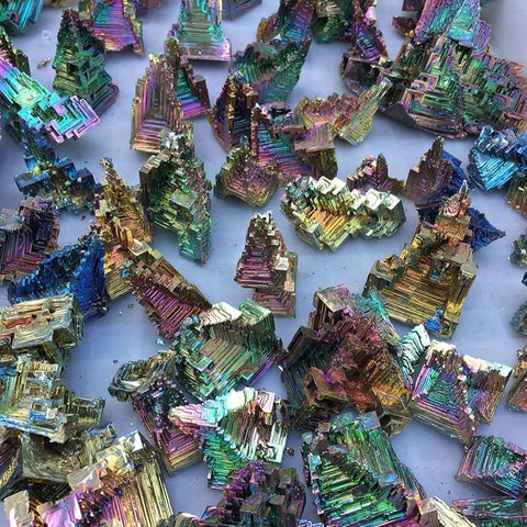 Gold Bismuth Crystal Cluster-ToShay.org