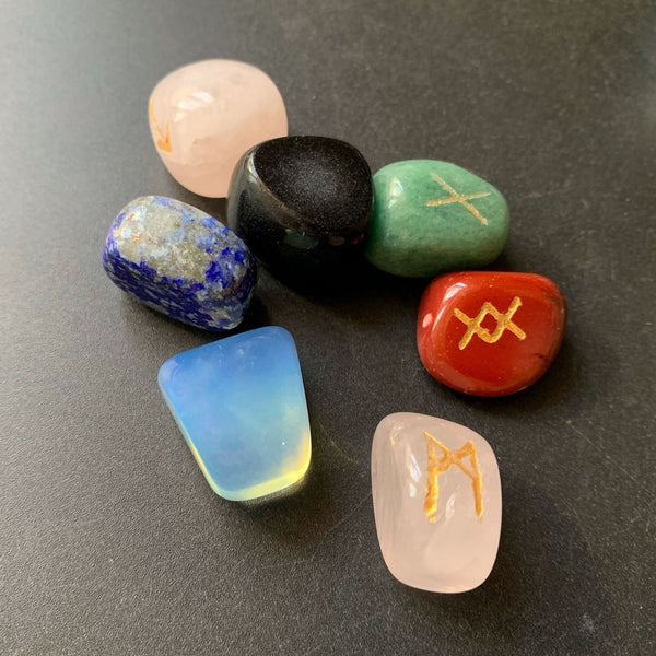 Mixed Crystal Rune Stones-ToShay.org