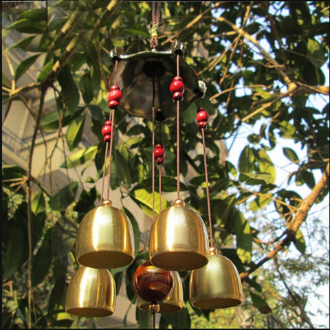 Copper Bells Wind Chimes-ToShay.org