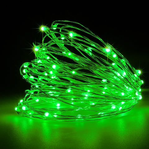 Green Solar String Lights-ToShay.org