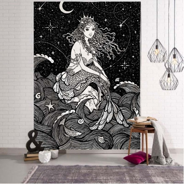 Mermaids Art Tapestry-ToShay.org