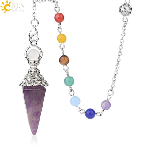 Mixed Gemstone Dowsing Pendulums-ToShay.org