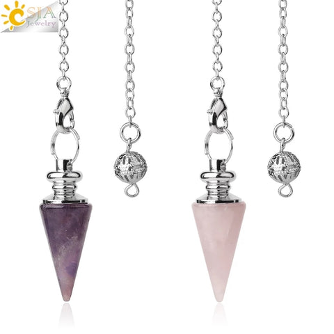 Mixed Crystal Dowsing Pendulums-ToShay.org