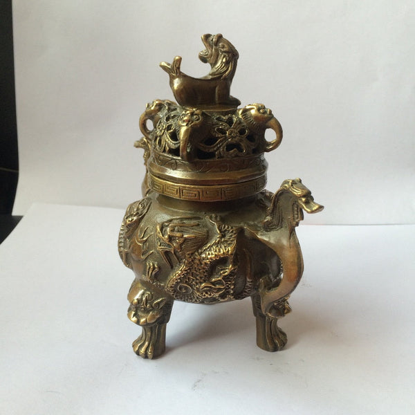 Dragon Tiger Incense Burner-ToShay.org