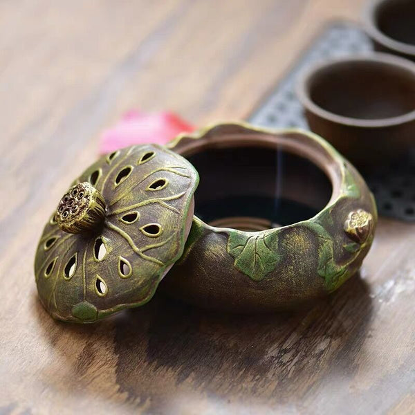 Lotus Incense Burner-ToShay.org