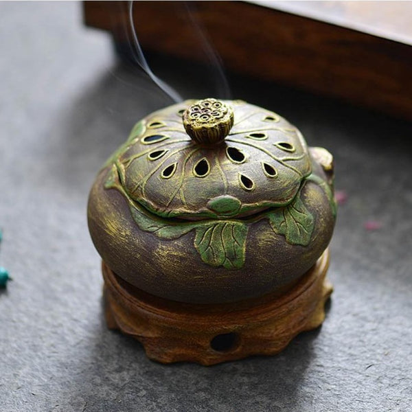 Lotus Incense Burner-ToShay.org