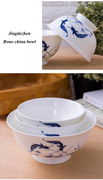 Blue White Porcelain Bowl-ToShay.org