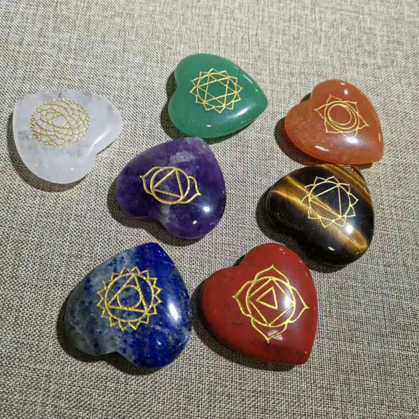 Chakra Symbols Heart Crystal-ToShay.org