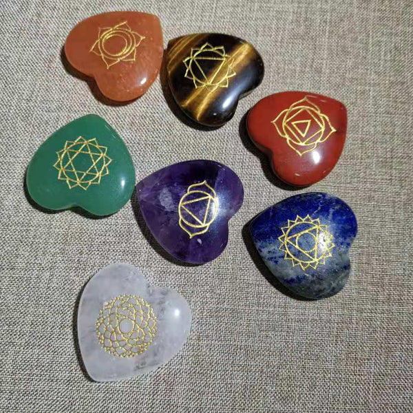 Chakra Symbols Heart Crystal-ToShay.org