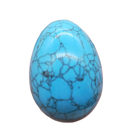 Blue Turquoise Stone Egg-ToShay.org