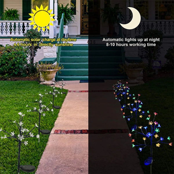 Cherry Tree Solar Garden Lights-ToShay.org