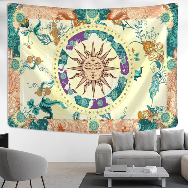 Sun Tapestry Wall Hanging-ToShay.org