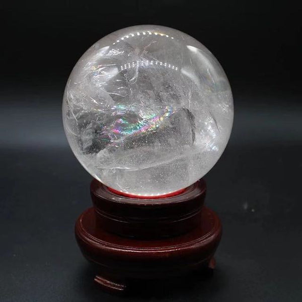 White Quartz Crystal Ball-ToShay.org