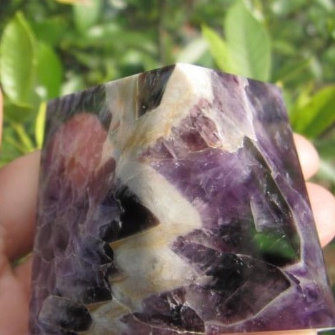 Purple Dream Amethyst Crystal Pyramid-ToShay.org