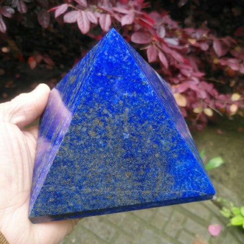 Blue Lapis Lazuli Stone Pyramid-ToShay.org