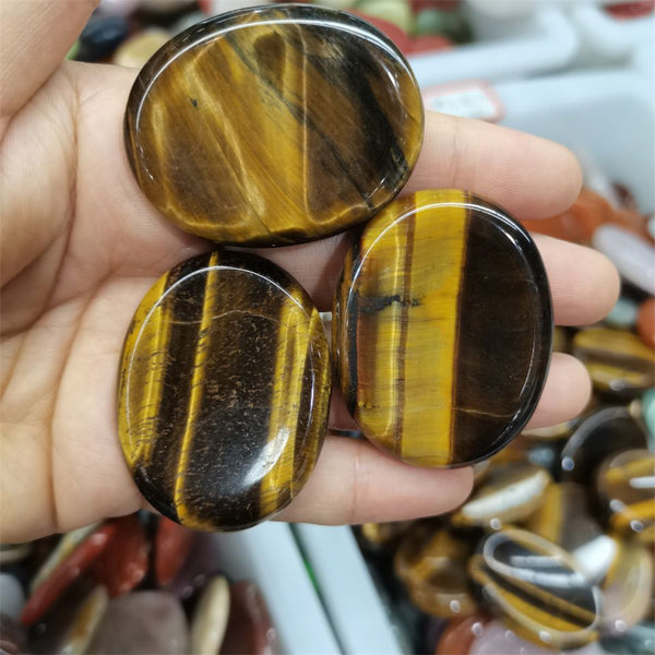 Yellow Tiger Eye Worry Stones-ToShay.org