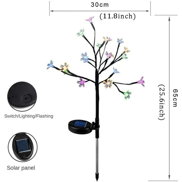 Solar Cherry Tree Garden Lights-ToShay.org