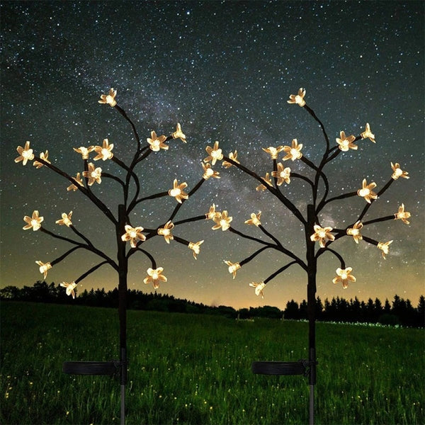 Solar Cherry Tree Garden Lights-ToShay.org