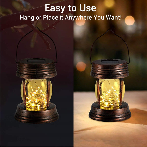 Solar Lantern Hanging Lights-ToShay.org