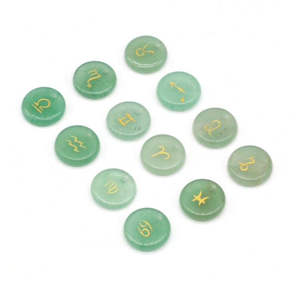 Green Aventurine Zodiac Stones-ToShay.org