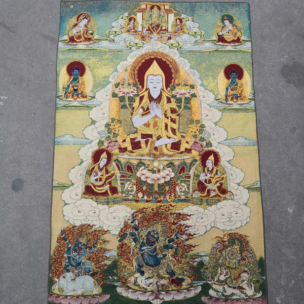 Thangka Tsongkhapa Buddha-ToShay.org