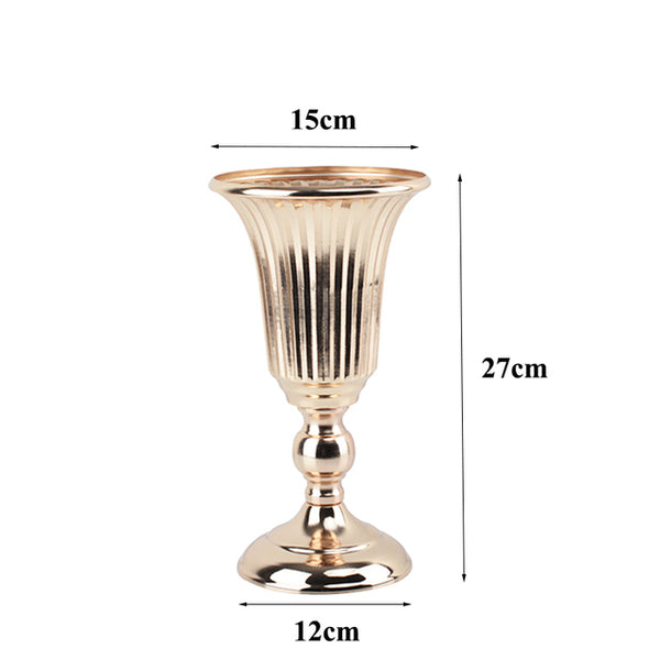 Gold Flower Vases-ToShay.org