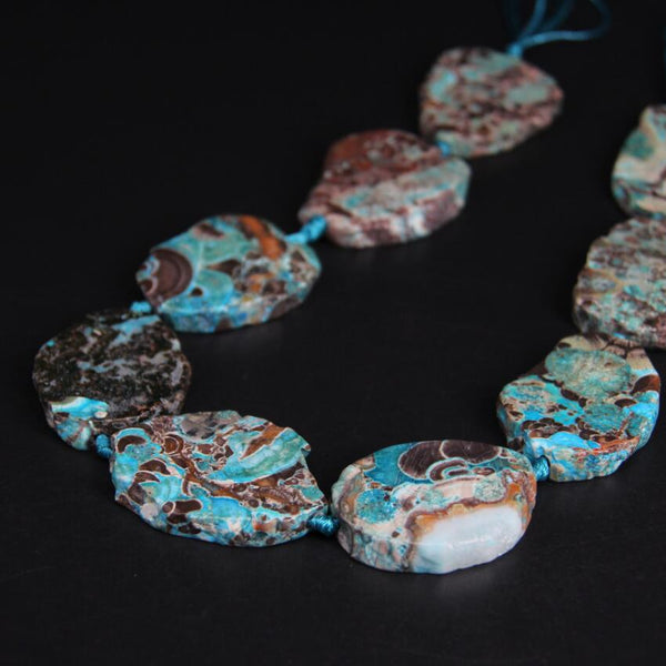 Blue Ocean Jasper Beads-ToShay.org