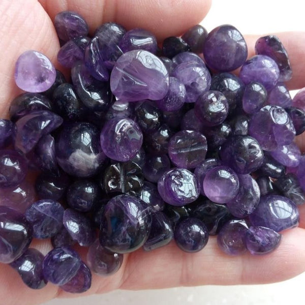 Purple Amethyst Crystal Pebbles-ToShay.org