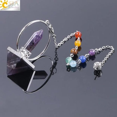 Chakra Stone Dowsing Pendulum-ToShay.org