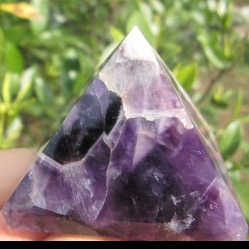 Purple Dream Amethyst Crystal Pyramid-ToShay.org