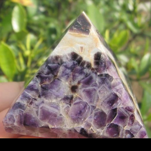 Purple Dream Amethyst Crystal Pyramid-ToShay.org