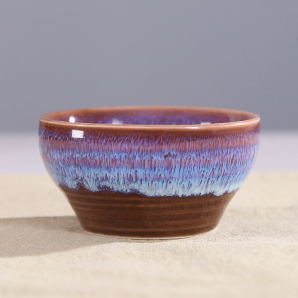 Glazed Ceramic Leaf Tea Cups-ToShay.org