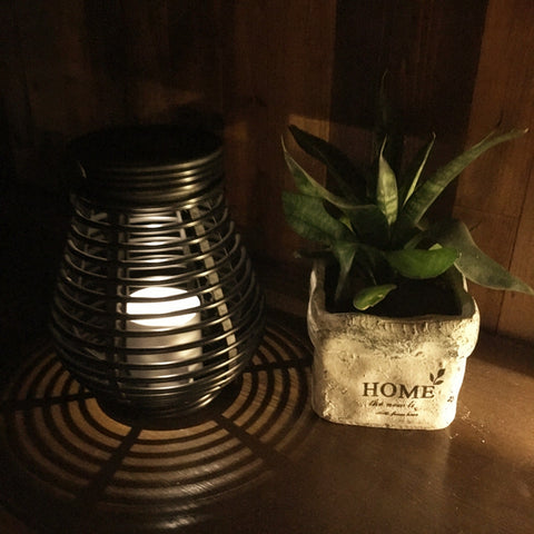 Solar Rattan Lantern-ToShay.org