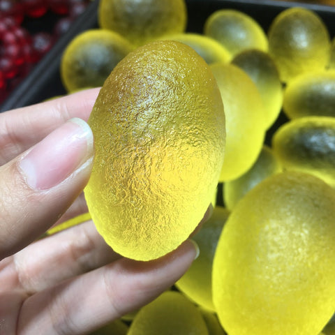 Yellow Moldavite Meteorite Crystal-ToShay.org