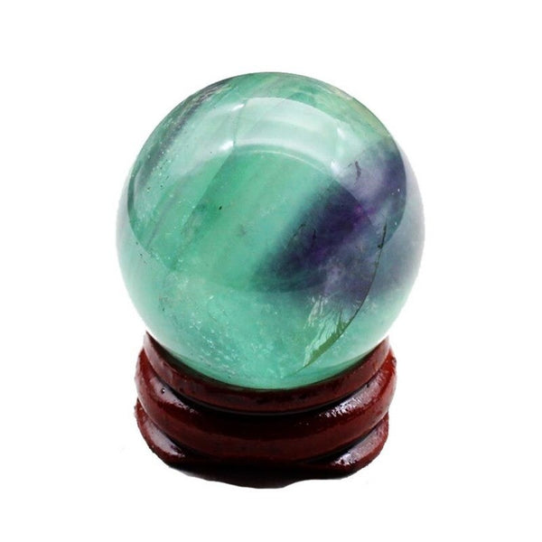 Green Fluorite Crystal Ball-ToShay.org