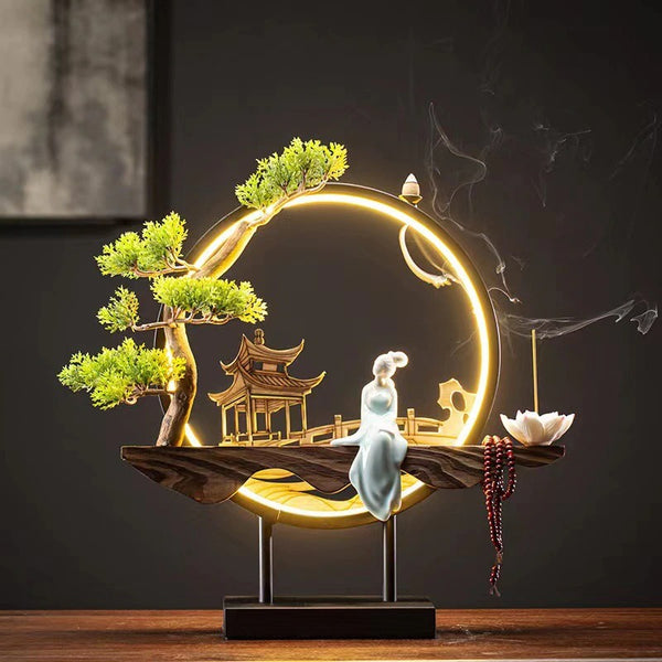 Waterfall Backflow Incense Burner-ToShay.org