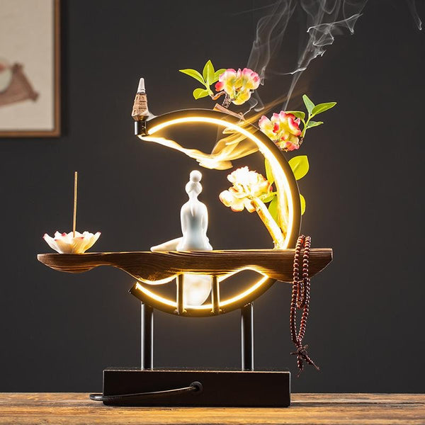 Waterfall Backflow Incense Burner-ToShay.org