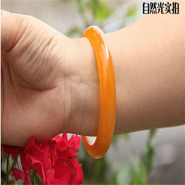 Yellow Jade Bangle-ToShay.org