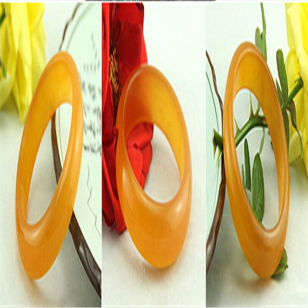 Yellow Jade Bangle-ToShay.org