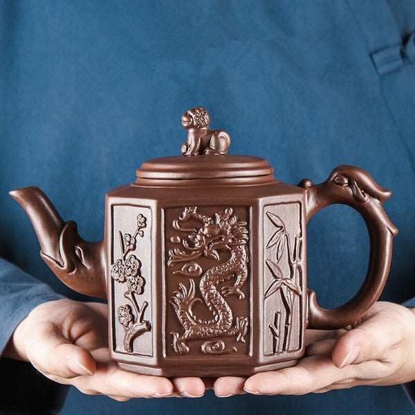 Dragon Clay Teapot-ToShay.org