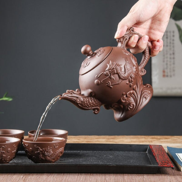 Dragon Clay Teapot-ToShay.org